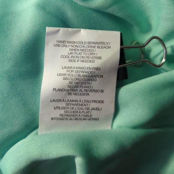 Kut From The Kloth Dress Woman's 4 Dorsey Ruched Knit V-Neck Green Bodycon Knee - Picture 10 of 13